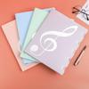 Flexible Stave Storage Holder 20Pages Music Clip Folder High-quality Music Score Folder