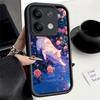 Ночная Луна Кошка Мечтательное Искусство Мягкий Чехол для Телефона для Xiaomi Redmi Note 15 14 13 12 11 Pro Plus 10S 11S 4G 11T 5G Оболочка Силиконовый Funda