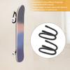 2pcs Durable Flexible Longboard Storage Rack Wall Mount Hook Skateboard Hanger Rack Display Hook
