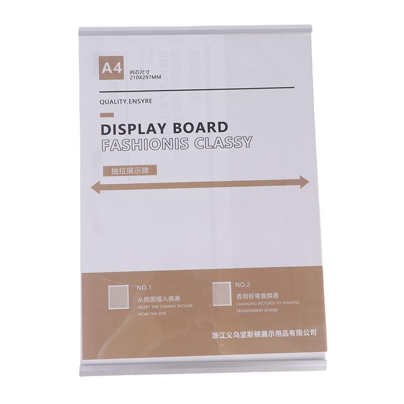 Настенный держатель для знаков формата A4 8,5 x 11 дюймов, акриловая подставка для меню, бумаги с ценами, фотографий, постеров, листовок для ресторана