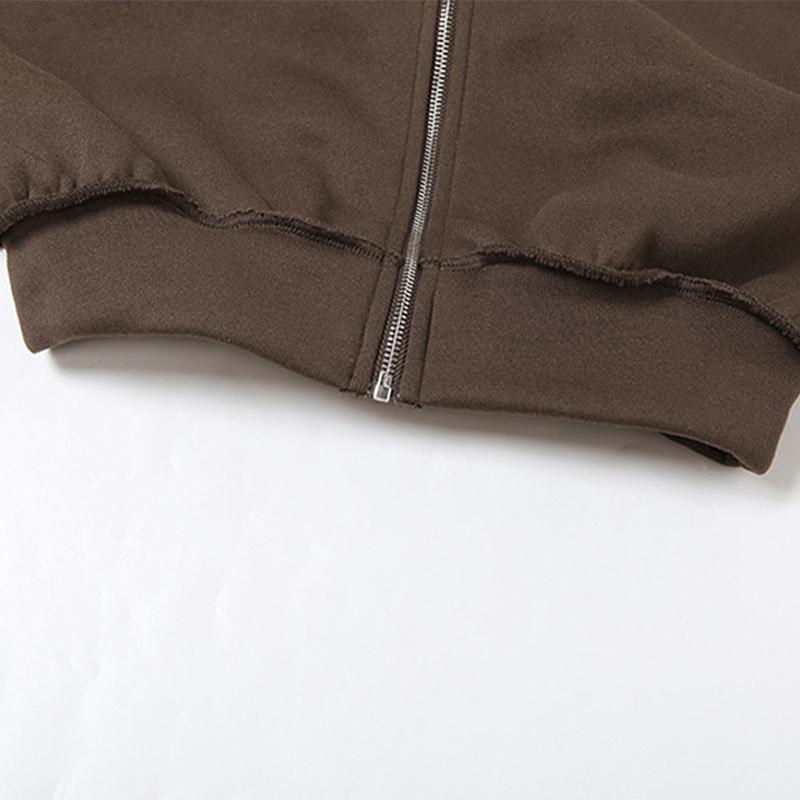 Women Casual Classic Solid Tracksuit Panelled Stripes Sporty Simple Hooded Zip Jacket Loose Wide Leg Pants Two Piece Sets