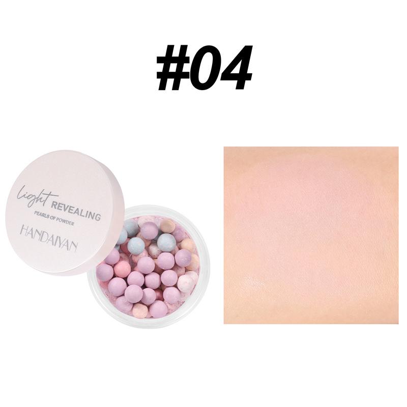 Новая концепция пятицветной фиксирующей пудры Bead Fixing Powder Oil Control Pearl Face Brightening Non-Massive Fixing Powder