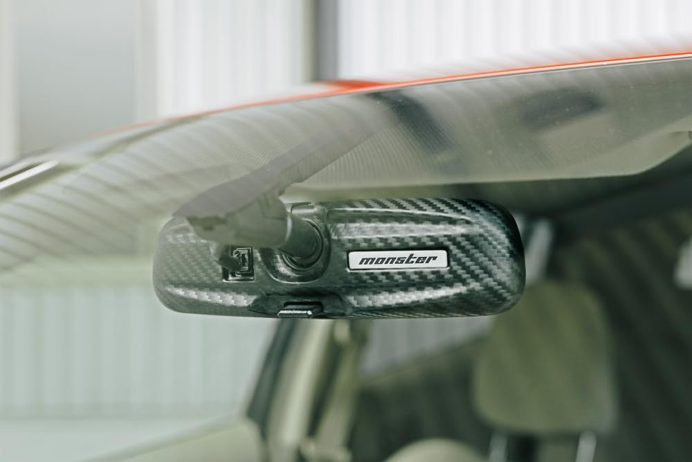 MONSTER SPORT Rearview Mirror Cowl for Nissan Fairlady Z and others Interior Accessories Cover GT-R [R35] / [Z33/Z34/RZ34] (Fits ICHIKOH8294)