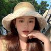Summer Hat Women Lace Ribbon Bow Brimmed Sunshade Bucket Hat Lady Folding Sun Hat Beach Accessories Sunscreen Travel New Sunhat