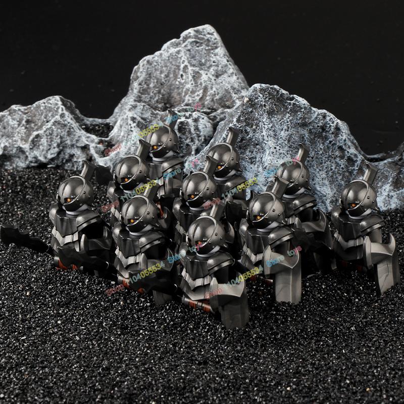 Movie Series Orc Uruk-hai Army Action Figures Mini Bricks Doll Assemble Building Blocks MOC DIY Toys for kid gift