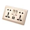 Настенная розетка с универсальным 5-отверстием 2.1A Dual USB порт для зарядки