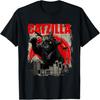 Catzilla - Забавная футболка с коротким рукавом для любителей кошек, кошечка, размер S