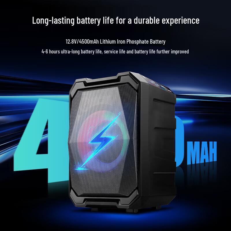 Philips Портативная Bluetooth-колонка для караоке SD308, китайская вилка (адаптер в комплекте) (Китайская версия)