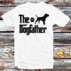 Beagle Dog The Dogfather Dog Dad Distressed T Shirt B584