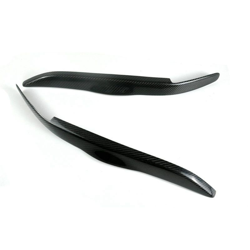 AEE5-Headlight Eyelid Eyebrow Headlight Lens Cover Trim Carbon Fiber For Subaru Legacy 2004-2008 Accessories
