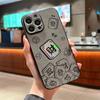 Роскошный чехол для телефона с лазерным космонавтом для iPhone 14 13 12 11 Pro Max 7 8 Plus X Xs XR Max Skin Feel из искусственной кожи, чехол-бампер, полная защита объектива