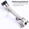 Home Zinc Alloy Door Mounted Rubber Buffer Doorstop Kick Down Door Stopper