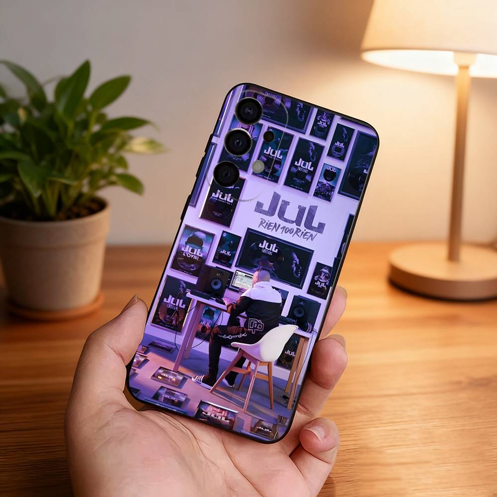 Hot Rapper Cool J-JUL Phone Case For Samsung S25,S24,S21,S22,S23,S30,Ultra,S20,Plus,Fe,Lite,5G Black Cover