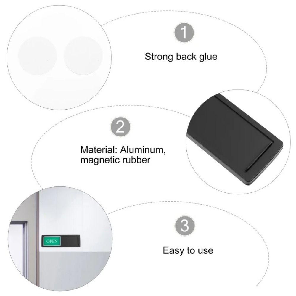 Магнитные Signs Слайдеры ОТКРЫТО ЗАКРЫТО Сделай сам Вывеска Индикатор для офиса Туалет