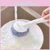 Long Pp Abs Handle Dish Scrubber Nano Fiber Cleaning Brush For Kitchen Utensils And Pans