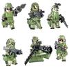 Building Blocks Action Bricks Military Commandos WWII Army Soldiers Marine Corps Bricks Toys