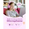 Premium Kids Headphones with 85/94dB Volume Limited, Wireless Headphones, Bluetooth Headphones Over Ear with Built-in Microphone,Wired/Wireless