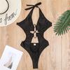 2020 Sexy Solid Color One-Piece Bikini Swimsuit for Women