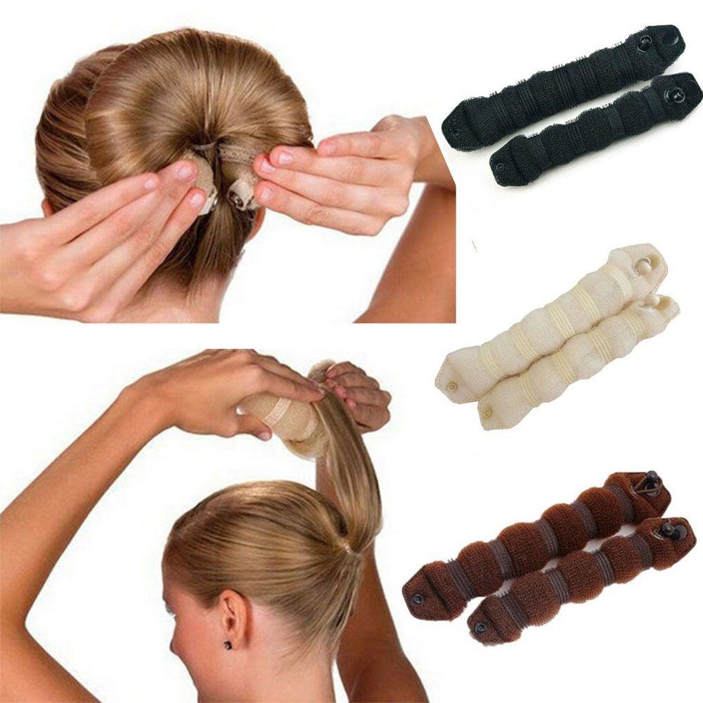 Durable Donut Bun Maker Hairstyle Meatball head hair maker Fashion Foam Sponge Bun Shaper Girls