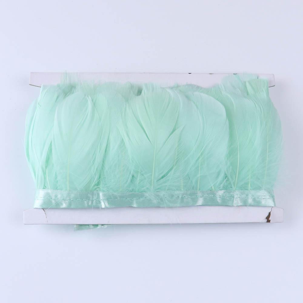 Средний плавучий край ткани 8-10 см, реквизит для сценической съемки, многоцветное гусиное перо 