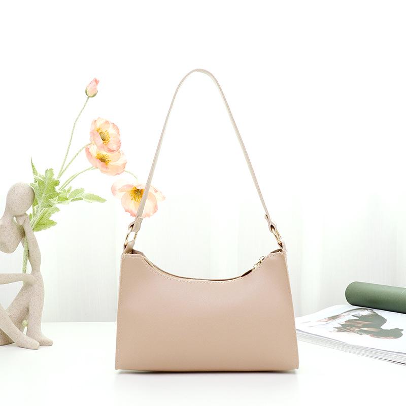 2022 Women's Korean Fashion Baguette Handbag - Simple Underarm Bag