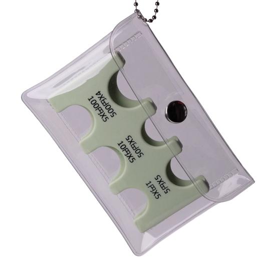 Coin Holder Hard Case Organizer Large Capacity Portable Lightweight Travel Coin Sorter Organizer