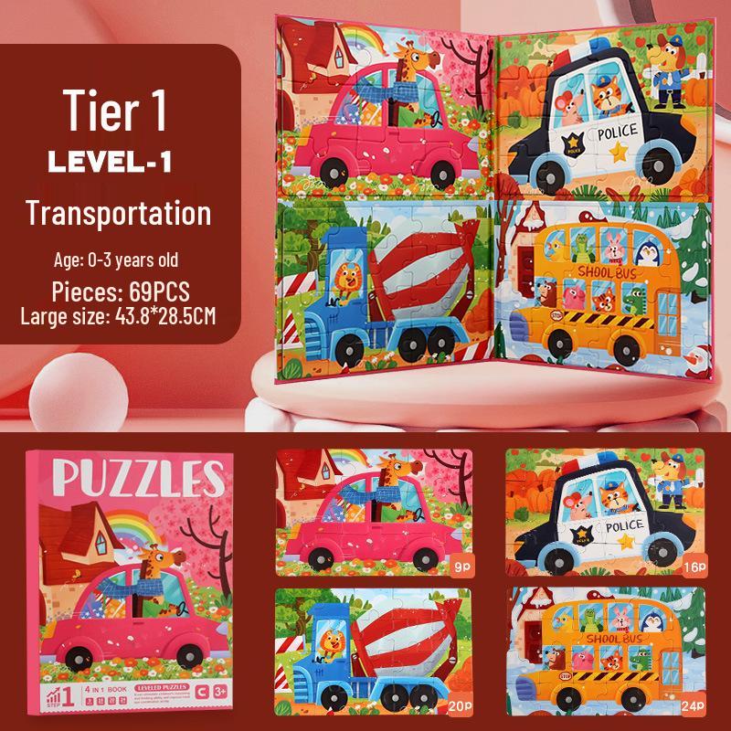 Magnetic Puzzle Set - Educational Toy for Children Aged 2-6
