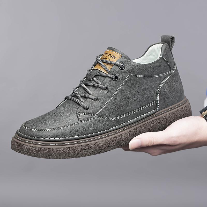 Модные белые кроссовки на толстой подошве Мужская уличная обувь Обувь для увеличения роста 6/8 см Мужская формальная обувь Мужская обувь Роскошные оксфорды