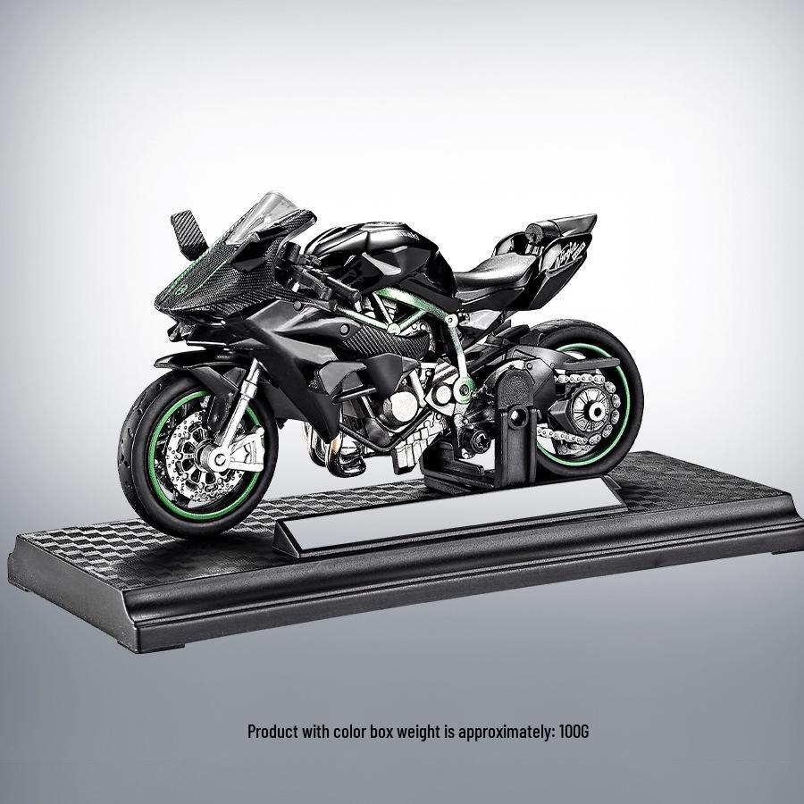 Cross-border Alloy Motorcycle Model: Racing Toy with Sliding Linkage Parts