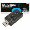 SOUNDBOX USB Sound Card External Sound Adapter 7.1 Surround 3D Effect Laptop PC