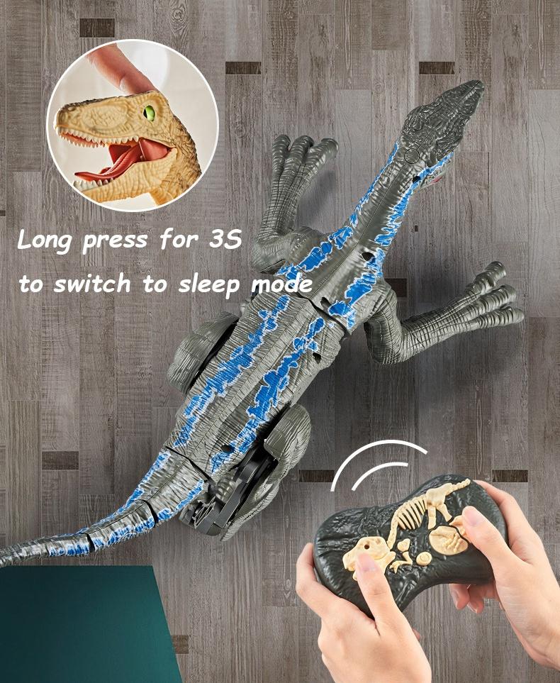 Новый 2,4G электрический большой пульт дистанционного управления робот-динозавр игрушки-динозавры с дистанционным управлением большие динозавры звуковой свет игрушка ходячие животные игрушки для мальчиков