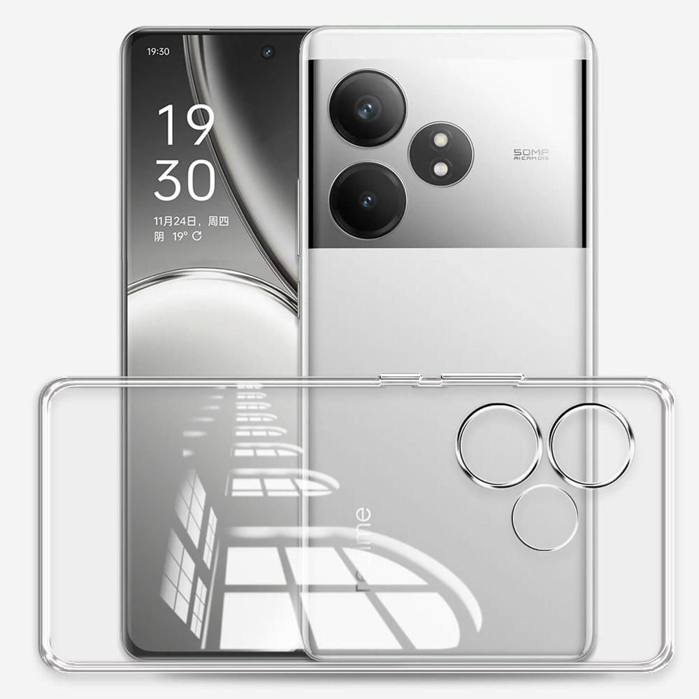 Чехол для Realme GT 6T, прозрачный силиконовый мягкий чехол для телефона Realme GT Neo6 SE, прозрачный противоударный чехол для Realme GT Neo6 /GT 6 Coque