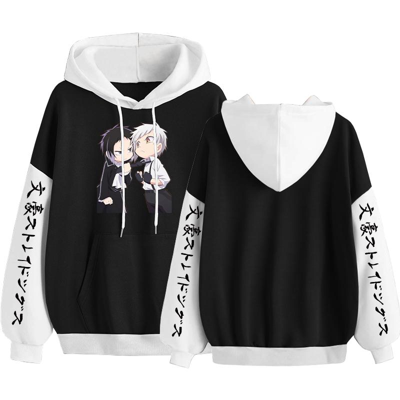 Аниме для мужчин Bungo Stray Dogs Nakajima Atsushi толстовки на молнии Ryunosuke Akutagawa Kawaii толстовки с принтом теплая куртка на молнии пальто