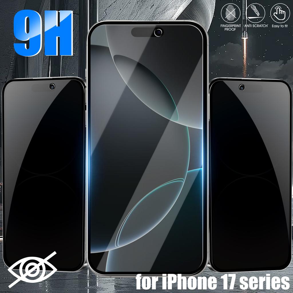 3 шт. защитное стекло от шпионажа для iPhone 17 Pro Max, защитная пленка для конфиденциальности из закаленного стекла для iPhone 17/17Pro/17Air 2025