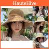 Charming Farmhouse Style Summer Woven Straw Hat For Women Ideal For Sun Protection