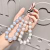 Colorful Beaded Bracelet New Style Ab Women's Mobile Phone Case Lanyard Keychain Accessory