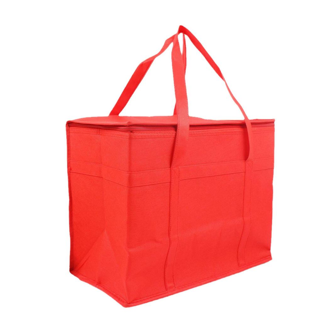 Large Foldable Non-Woven Aluminum Foil Insulation Bag for Takeaway and Storage