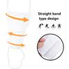 Sports Elastic Band Lifting Compression Leg Support Knee Strap Band Brace White