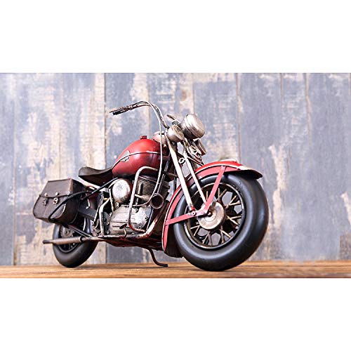 Винтажный жестяной объект "Старый велосипед", Высота 24 см, Длина 40 см, Глубина 13 см, 0910E-1488, Интерьер, Мотоцикл, Ретро, Интерьер, Американские товары