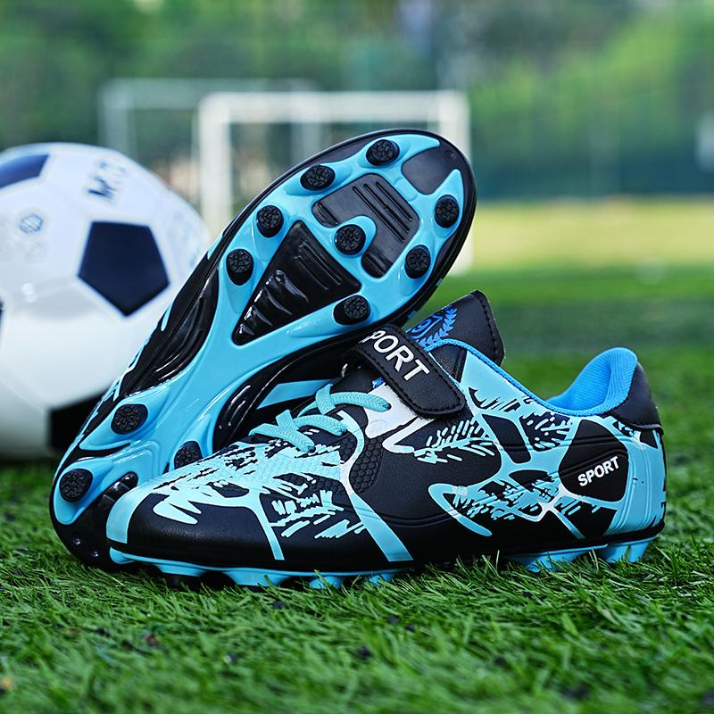Kids Soccer Shoes Society FG School Football Boots Cleats Grass Sneakers Boys Girls Outdoor Athletic Training Sports Footwear