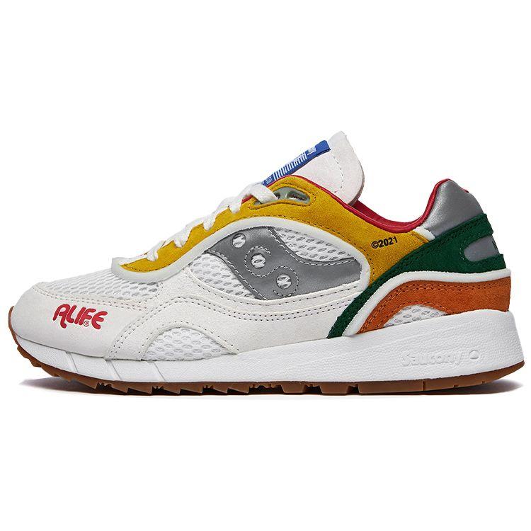 ALIFE x Saucony Shadow 6000 Карты метро Нью-Йорка Унисекс Кроссовки Белые Разноцветные S70679-1