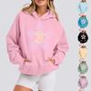 Sweatshirts For Teen Girls Long Sleeve Letter Print Casual Graphic Hoodies Drawstring Pullover Cute Oversized Hoodie