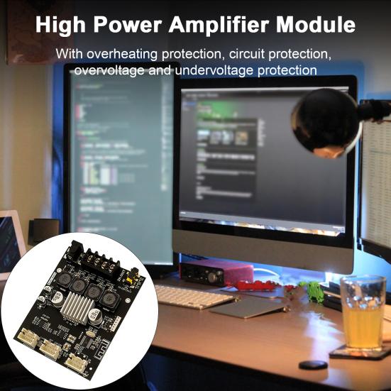 Плата аудиоусилителя Модуль низких и высоких частот с регулировкой ZK-502T Плата предусилителя