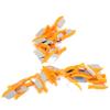 40Pcs Dental Teeth Interproximal Plastic Wedges Dental Accessories (Orange M)