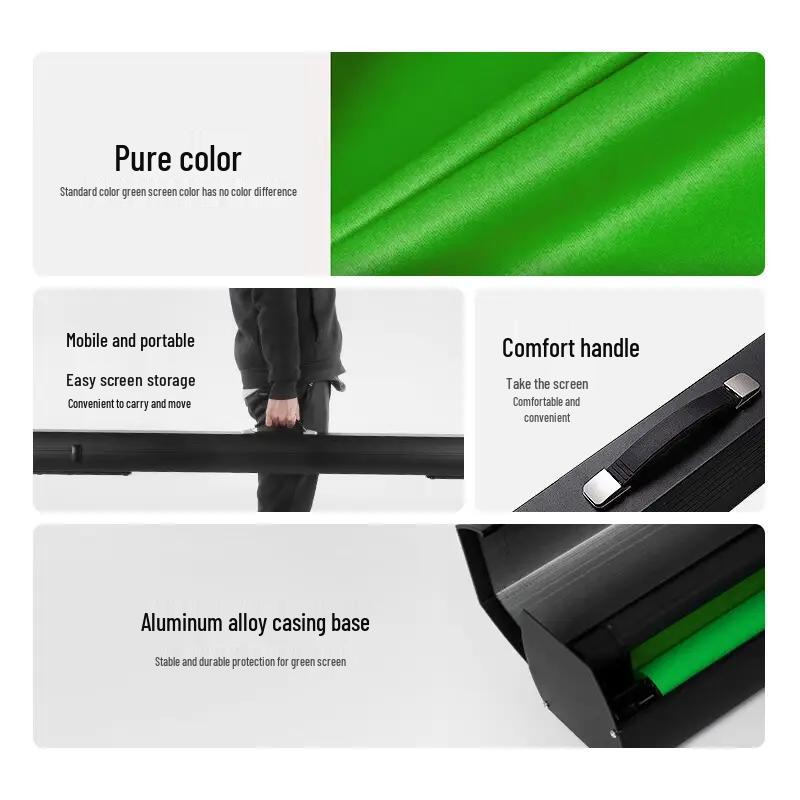Retractable Green Screen Background