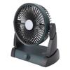 USB Small Desk Fans 2  s LED Silent 5000mAh Battery Re able Portable Desk Fan for   Outdoor Camping