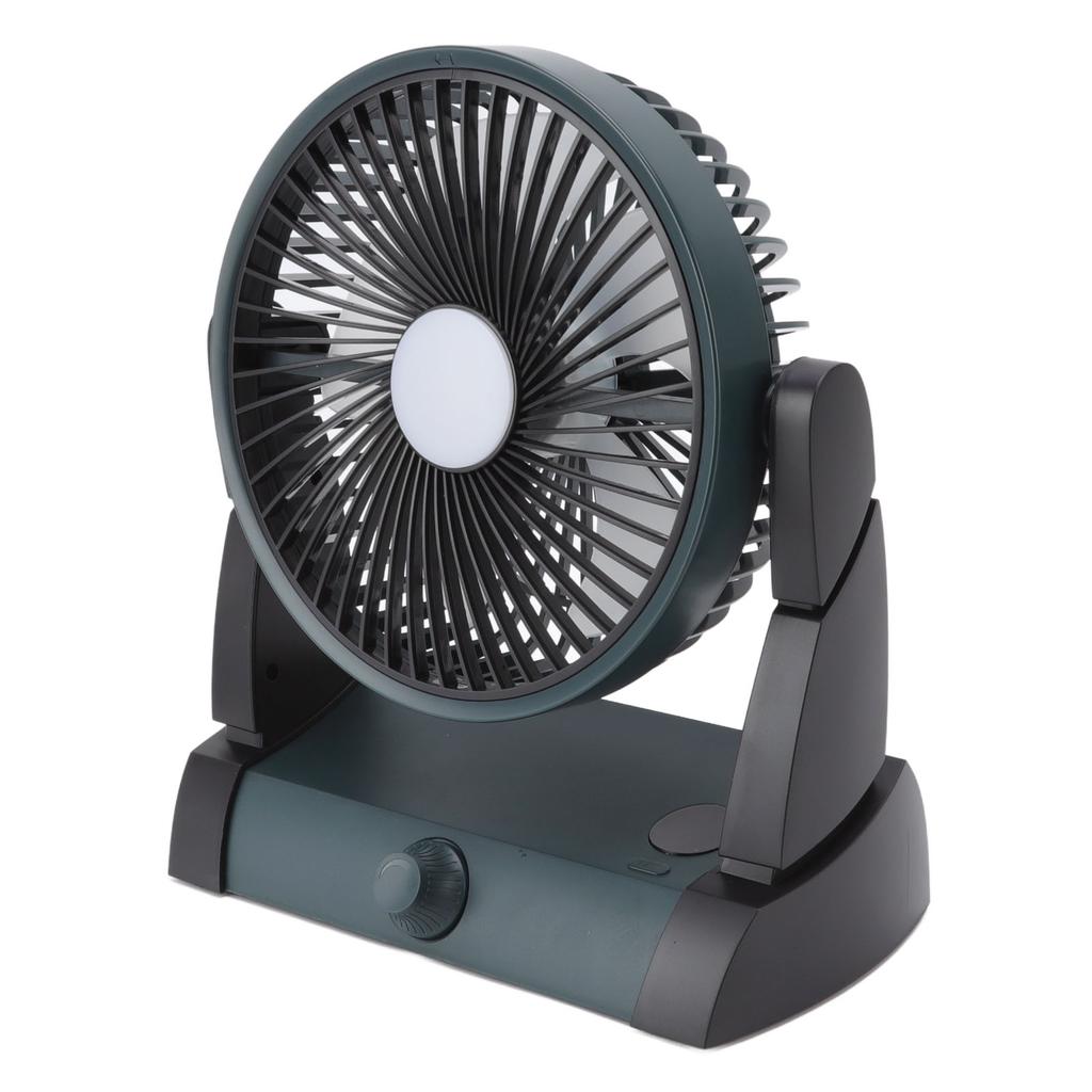 USB Small Desk Fans 2 s LED Silent 5000mAh Battery Re able Portable Desk Fan for Outdoor Camping