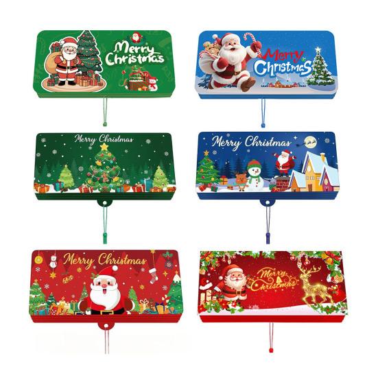 Рождественские конверты для денежных подарков 10 отделений Сюрприз Держатель для рождественской подарочной карты для наличных денег DIY Праздничный денежный конверт для мужчин женщин девочек мальчиков