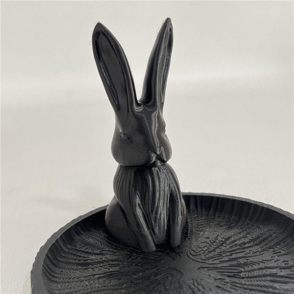 3D Printed Cat Jewelry Tray Rabbit Trinket Dish New Jewelry Storage Tray  Desktop Organization