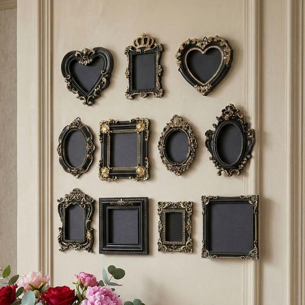 Hanging Vintage Picture Frame Photographic Props Wedding Photo Display Frames  Home Decor